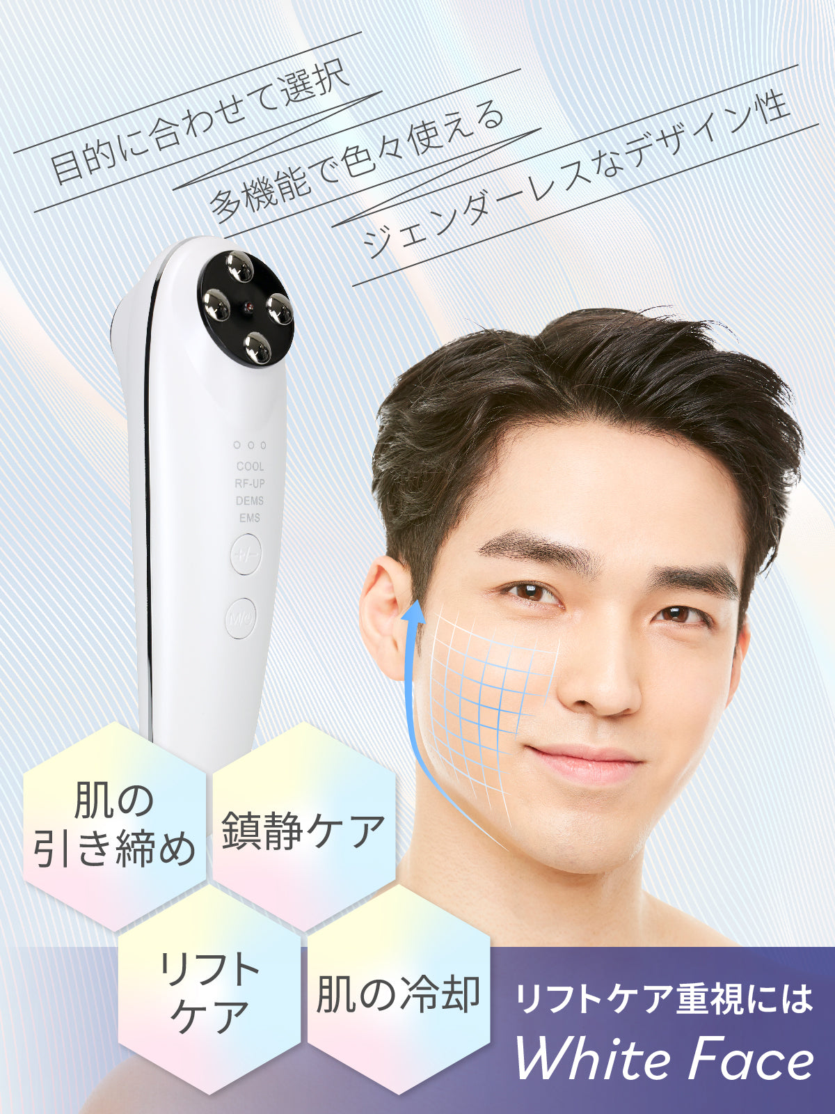 誰でもかんたん使いやすい美顔器 WHITE FACE – MediBea