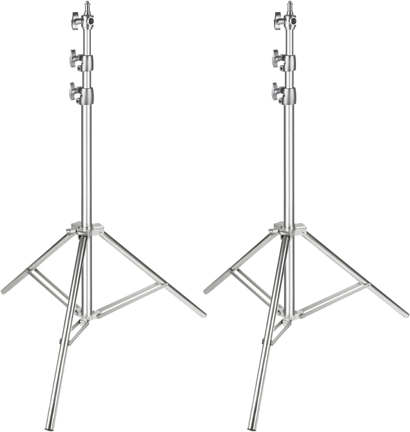 NEEWER 2パック ST-200SS/ST-280SS ステンレススチール製 ライト