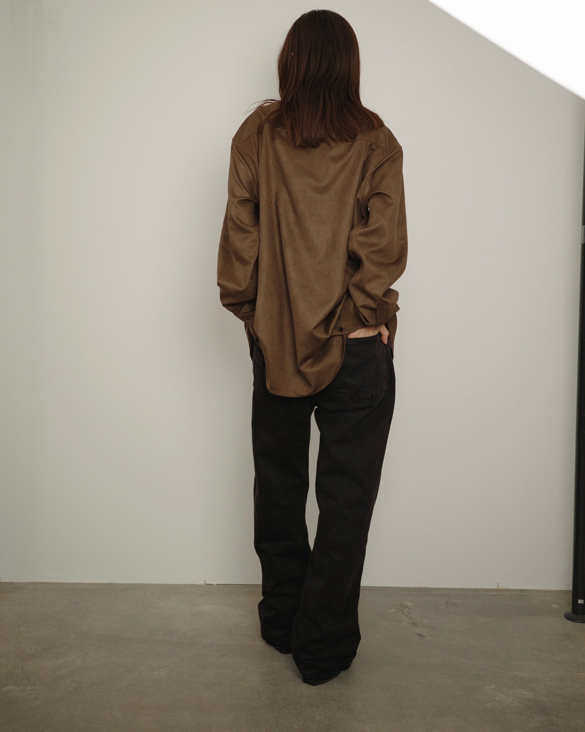トップス OOTHO Original Faux Suede Shirt / Sand Original Faux