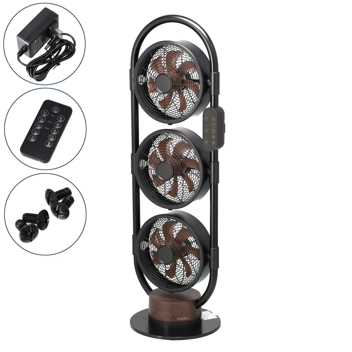 moku. 3連DCマルチファン MLF-3302 モク（moku.） - QVC.jp