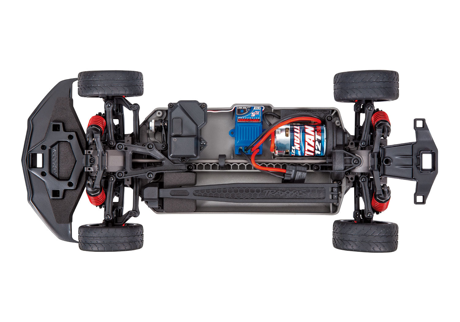 トラクサス 1/10 シボレー CORVTTE レッド RTR 塗装済み完成品