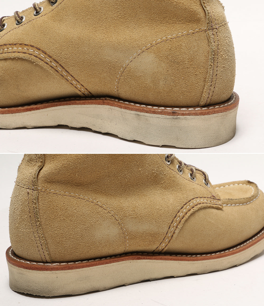 RED WING ブーツ classic moc toe ベージュ 8833 メンズ SIZE 25.5cm