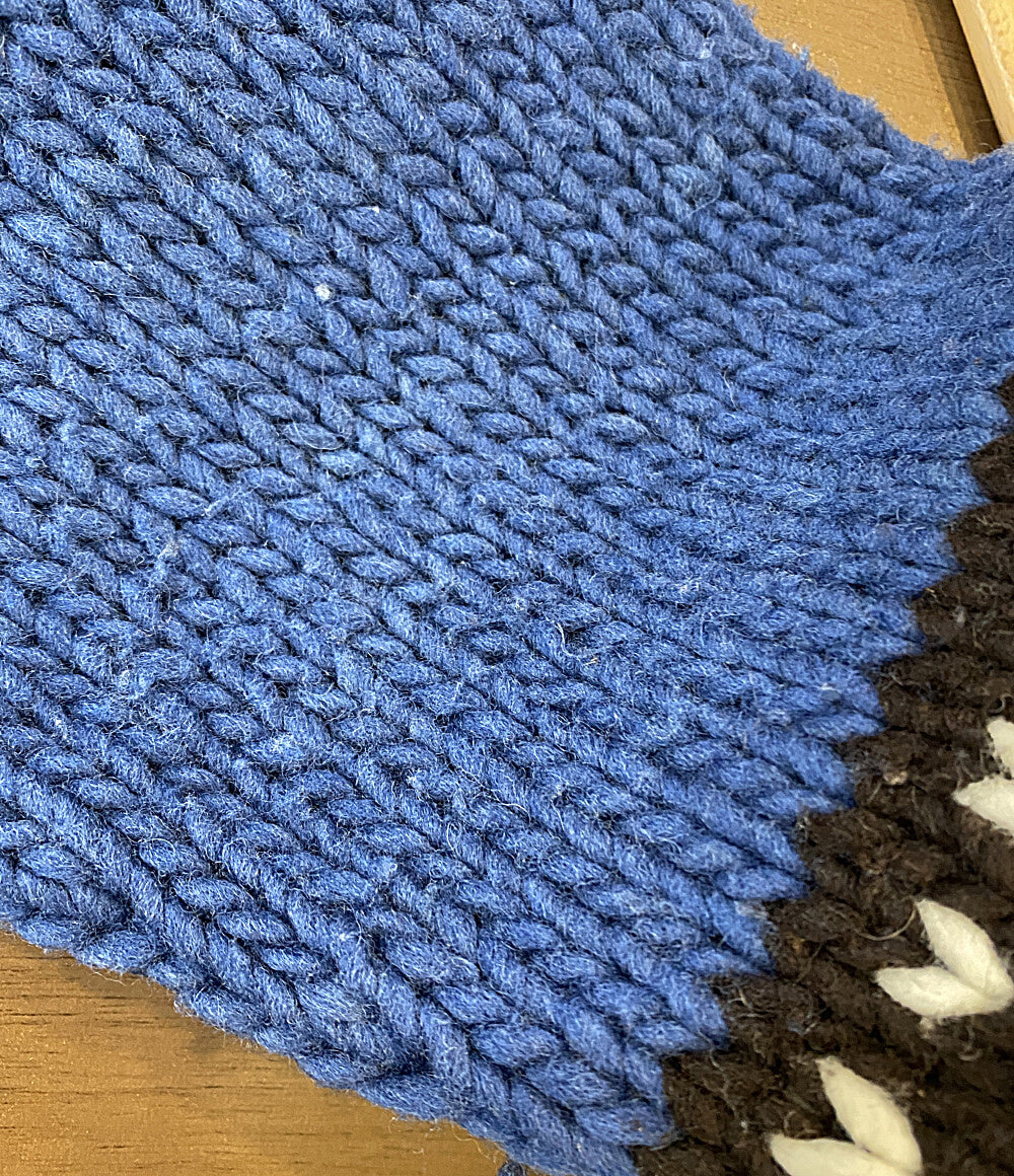 Ron Herman フーディーカウチンニット ブルー 2820800026 メンズ SIZE