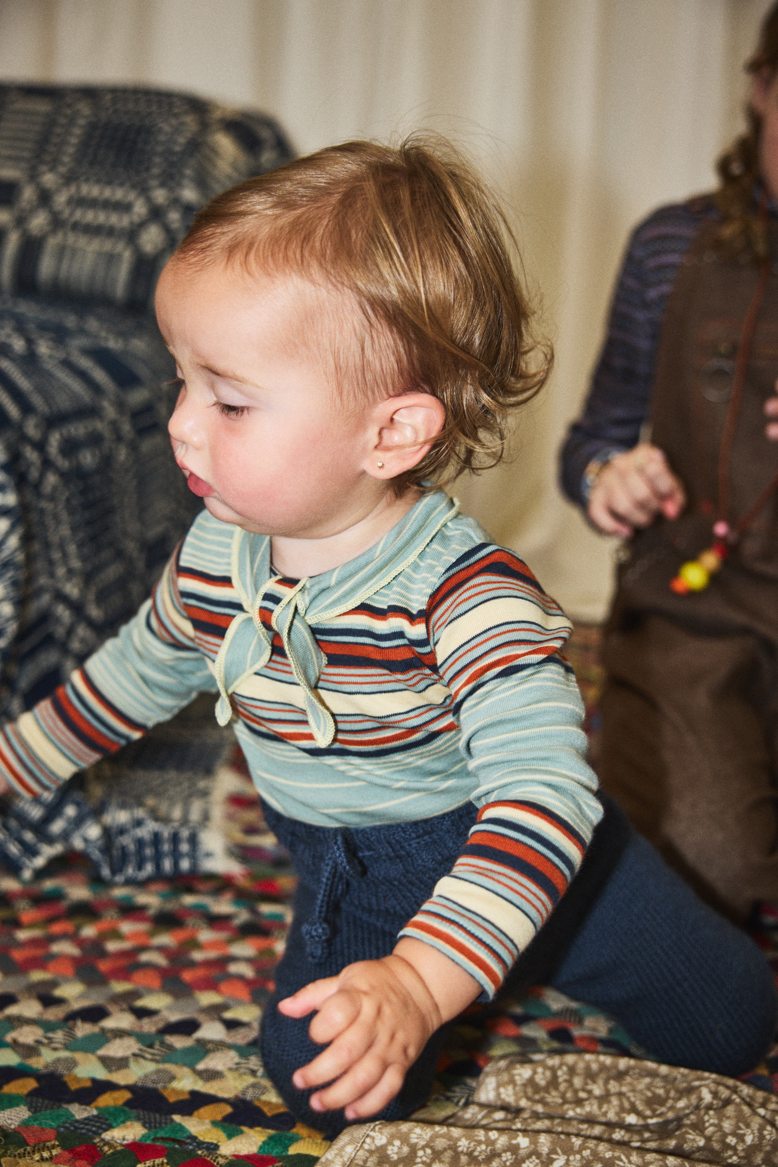 Baby Long Sleeve Scout Onesie – Misha & Puff