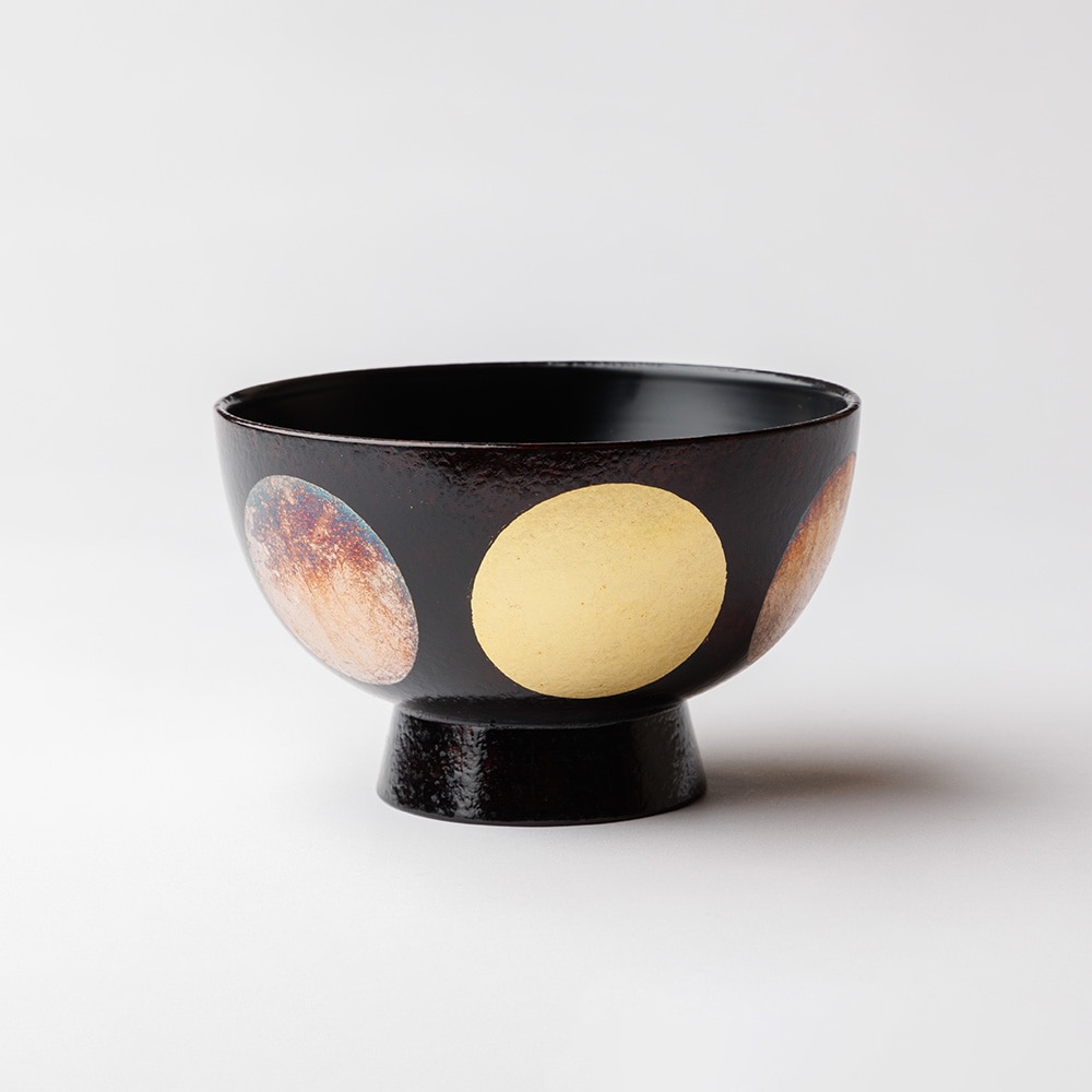 村瀬治兵衛さんの日月合鹿椀4寸3分: キッチン雑貨 | スイーツ・グルメ