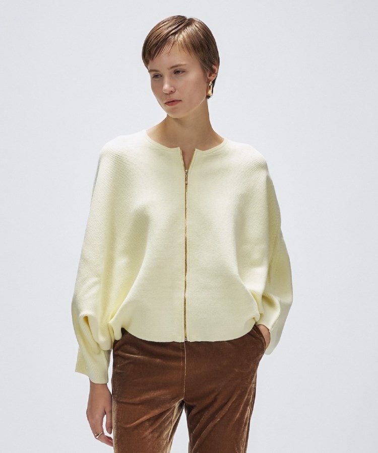 手洗い可】ドルマンケープニットカーディガン（カーディガン/ボレロ