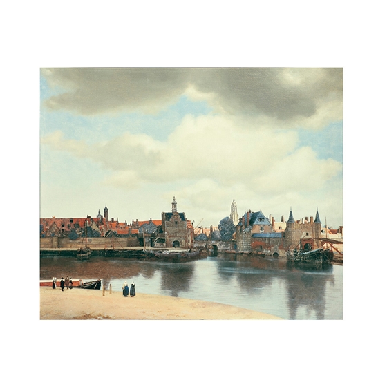 アフロプリント フェルメール 『デルフトの眺望』 額縁付き Mサイズ