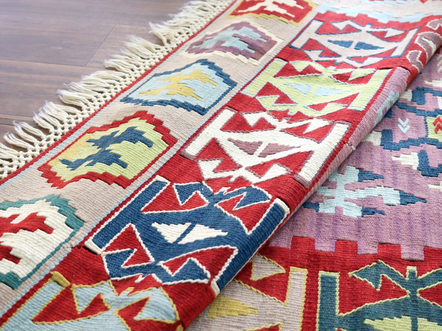 キリムスタイル / トルコの手織りキリム・セッヂャーデ176×142cm 2