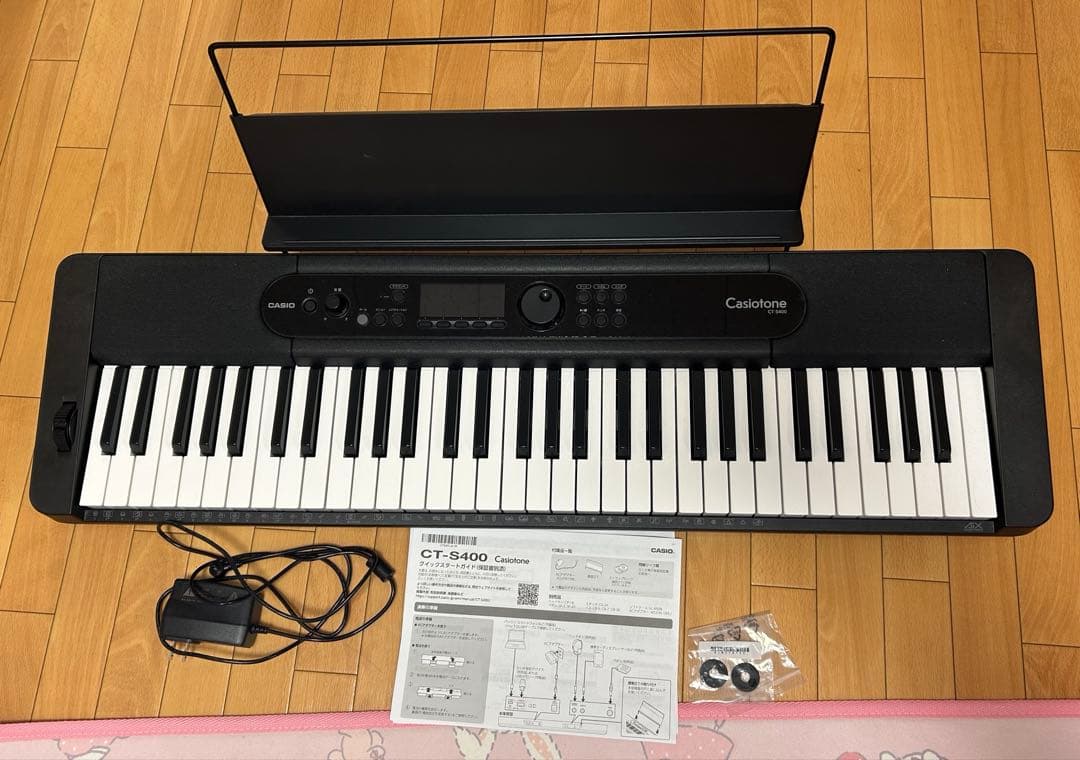 Casiotone CT-S400 ブラック 61鍵 電子ピアノ カシオ CASIO CT-S400 Casiotone 61鍵盤 電子キーボード(カシオ カシオ