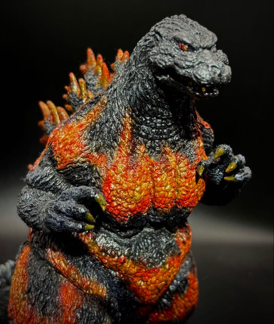 くまろいど　海洋堂　ゴジラ（1995）ソフビ組立キット　完成品 ゴジラ(1995) ミドル ソフビキット復刻版 (ソフトビニールキット