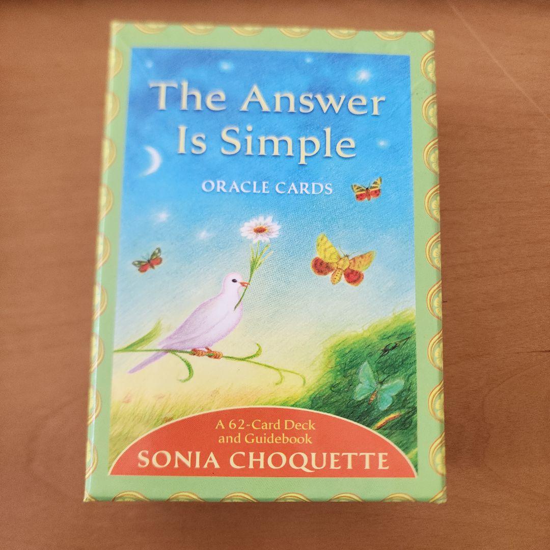 The Answer Is Simple ザアンサーイズシンプル　英語版 楽天市場】オラクルカード ザ アンサー イズ シンプル オラクル The