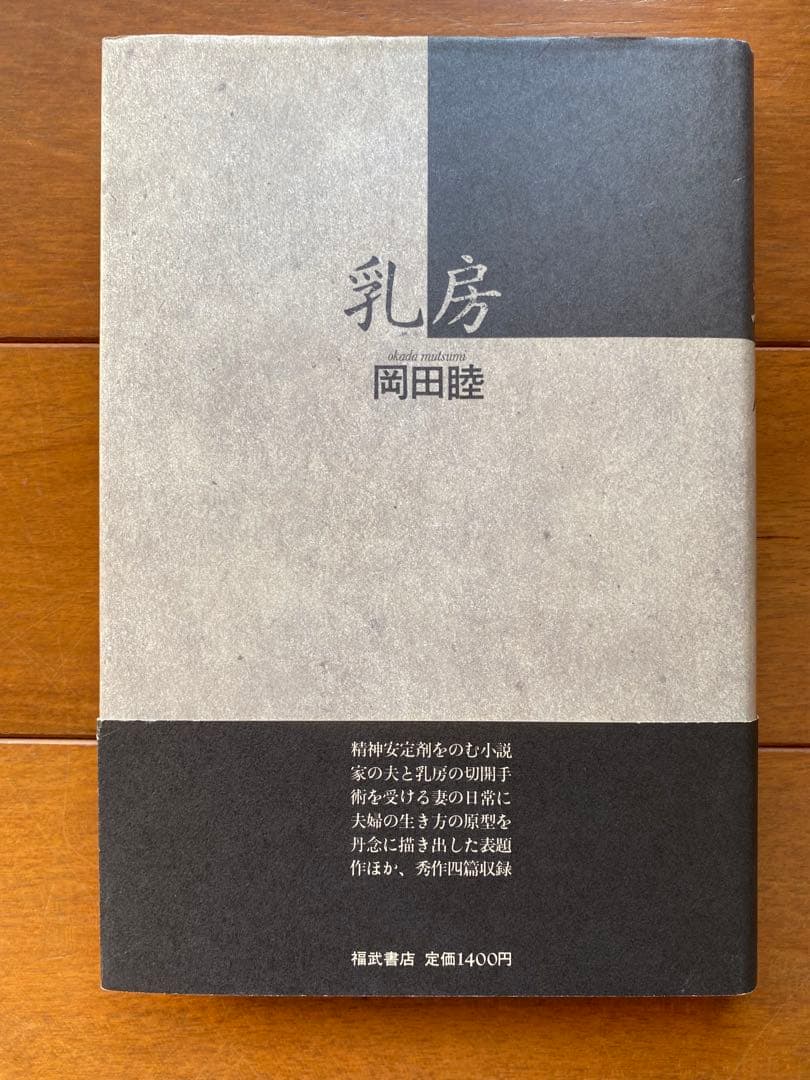 岡田睦『乳房』福武書店 乳房』（岡田睦）福武書店 絶版
