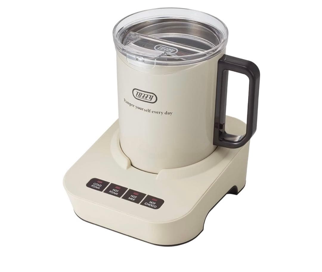 11400 Toffy ミルクフォーマーマグ　K-MF1 ホワイト Amazon | 【Toffy/トフィー】 ミルクフォーマーマグ K-MF1 マグカップ