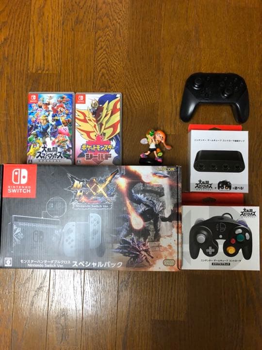 Nintendo switch MHXX スマブラ ポケモンシールド プロコン Amazon.com: NINTENDO Official Switch: Pro Controller - Splatoon 3