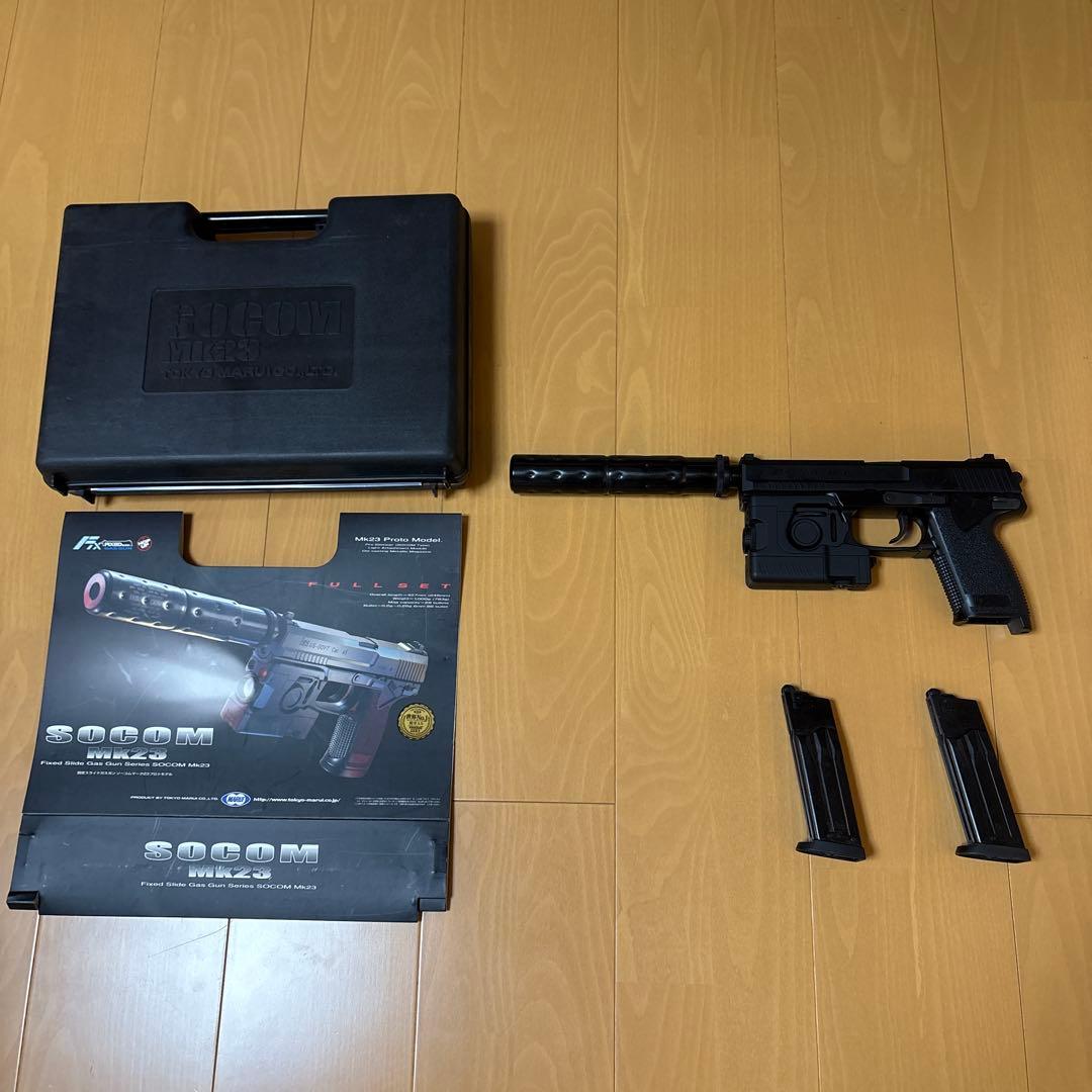 東京マルイ SOCOM mk23 固定スライドガス SOCOM Mk23 ガスガン 東京マルイ エアガンレビュー