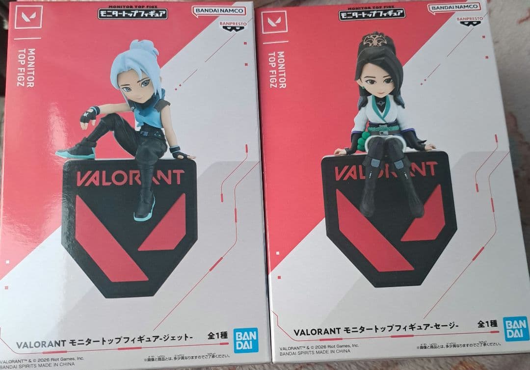 VALORANT モニタートップフィギュア ジェット セージ 2個セット
