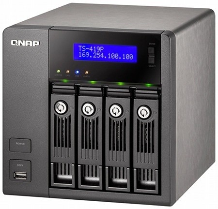 QNAP TS-419P Four-Bay Turbo NAS Server